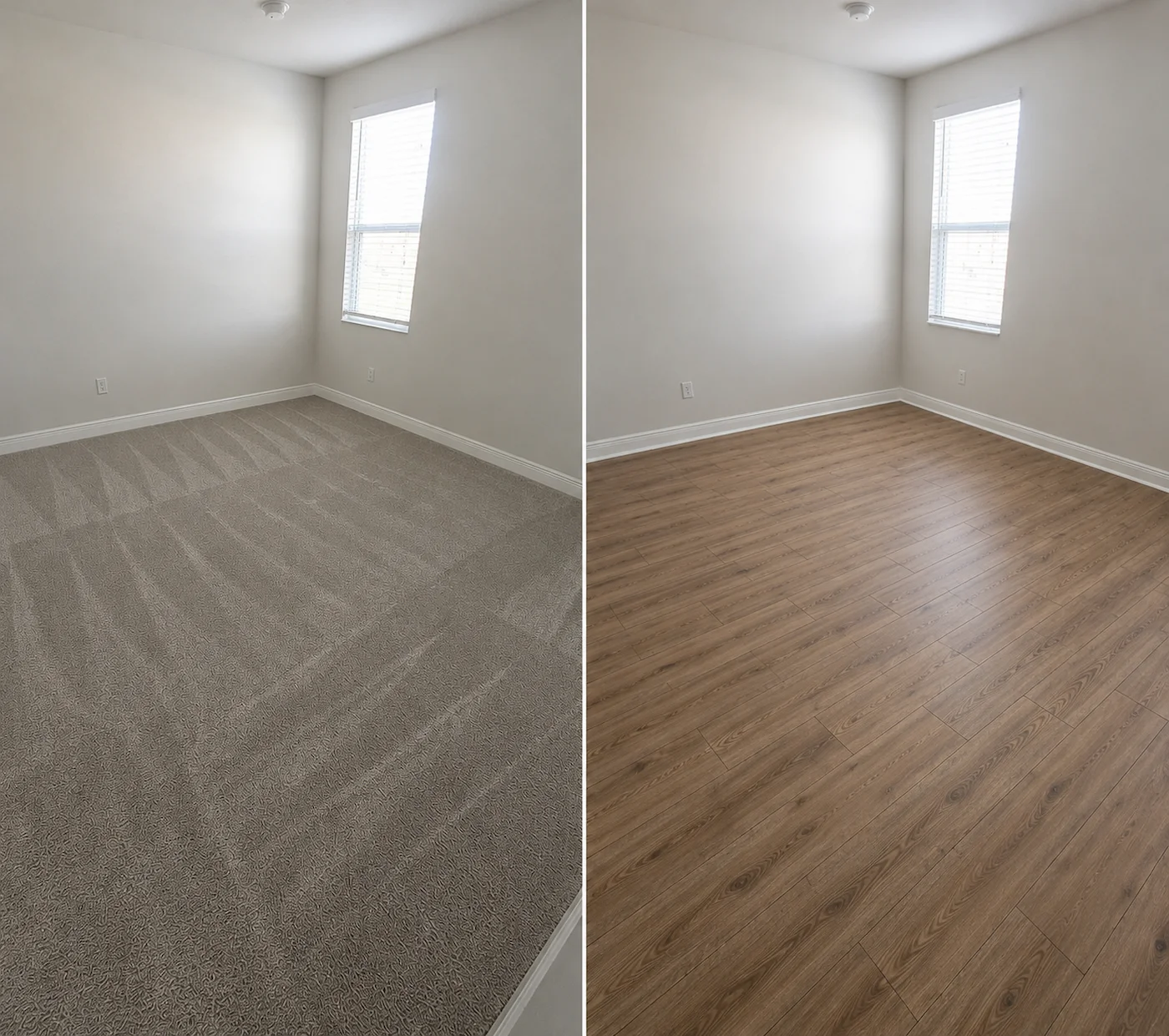Carpet flooring before replacement, Sarasota, Bradenton and Lakewood Ranch